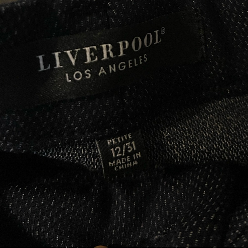Liverpool Classic Dark Blue Dress Pants - Picture 5 of 8